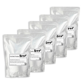 Set van 5 DTF-poederlijmen - 1 kg
