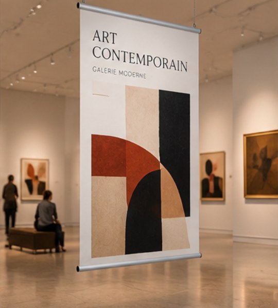Perfiles porta carteles Slim – Galerías de arte