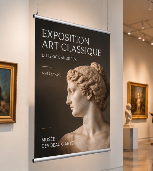 Perfiles porta carteles Slim – Museos y exposiciones
