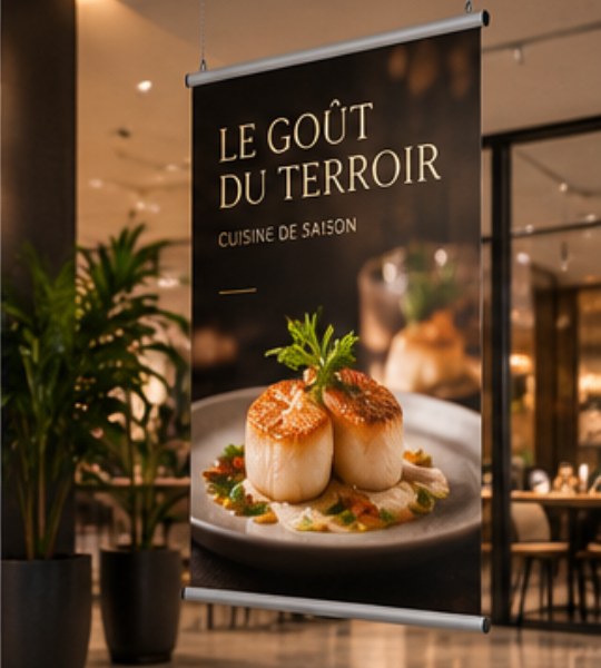Perfiles porta carteles Slim – Restaurantes y hoteles